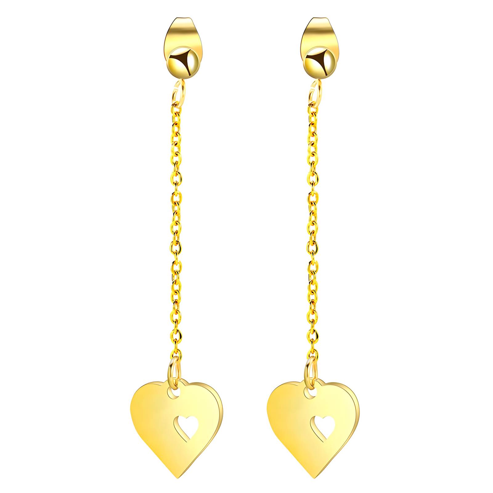 steker-oorbellen-hart-18K