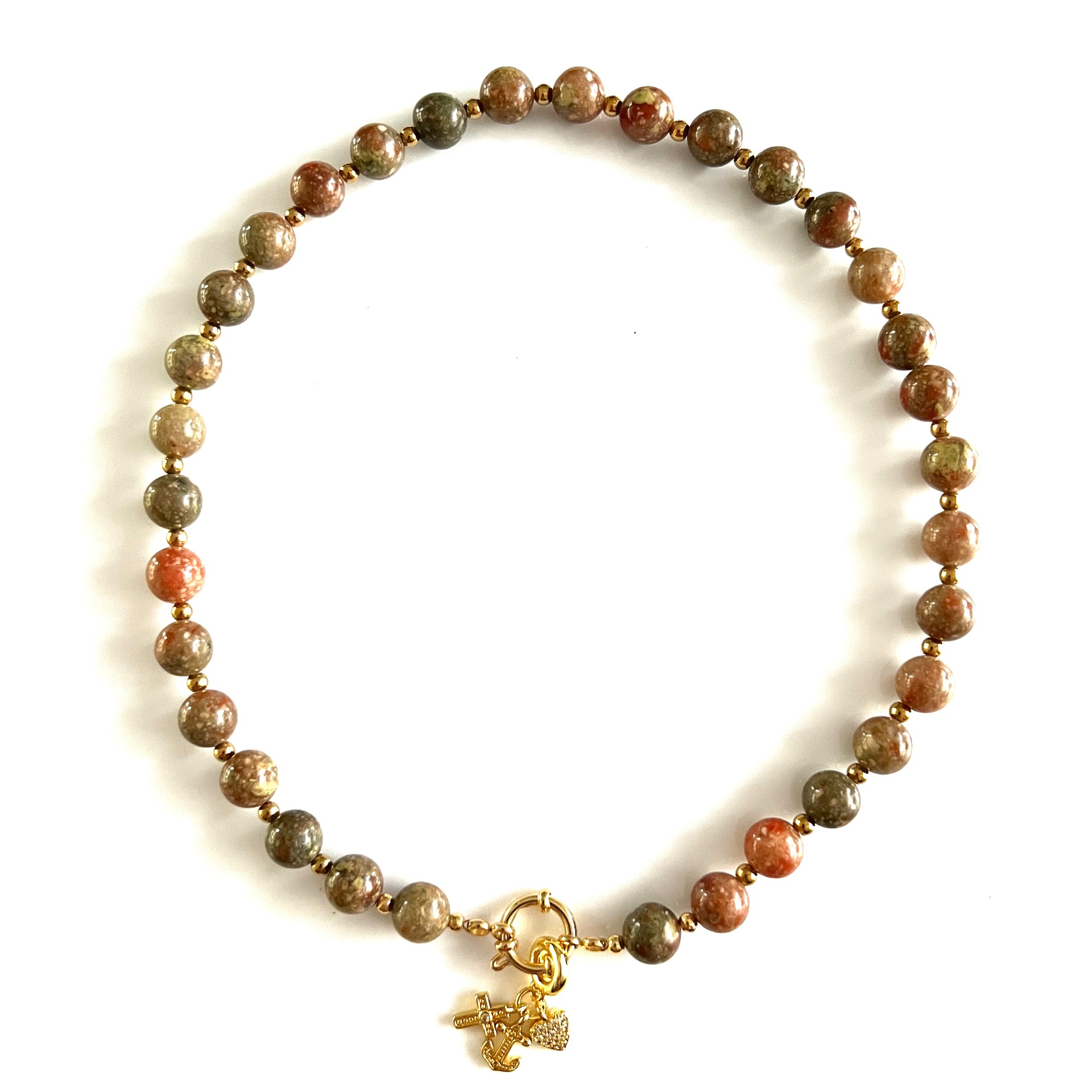 Kralen-ketting-GHL-bruin-gemeleerd