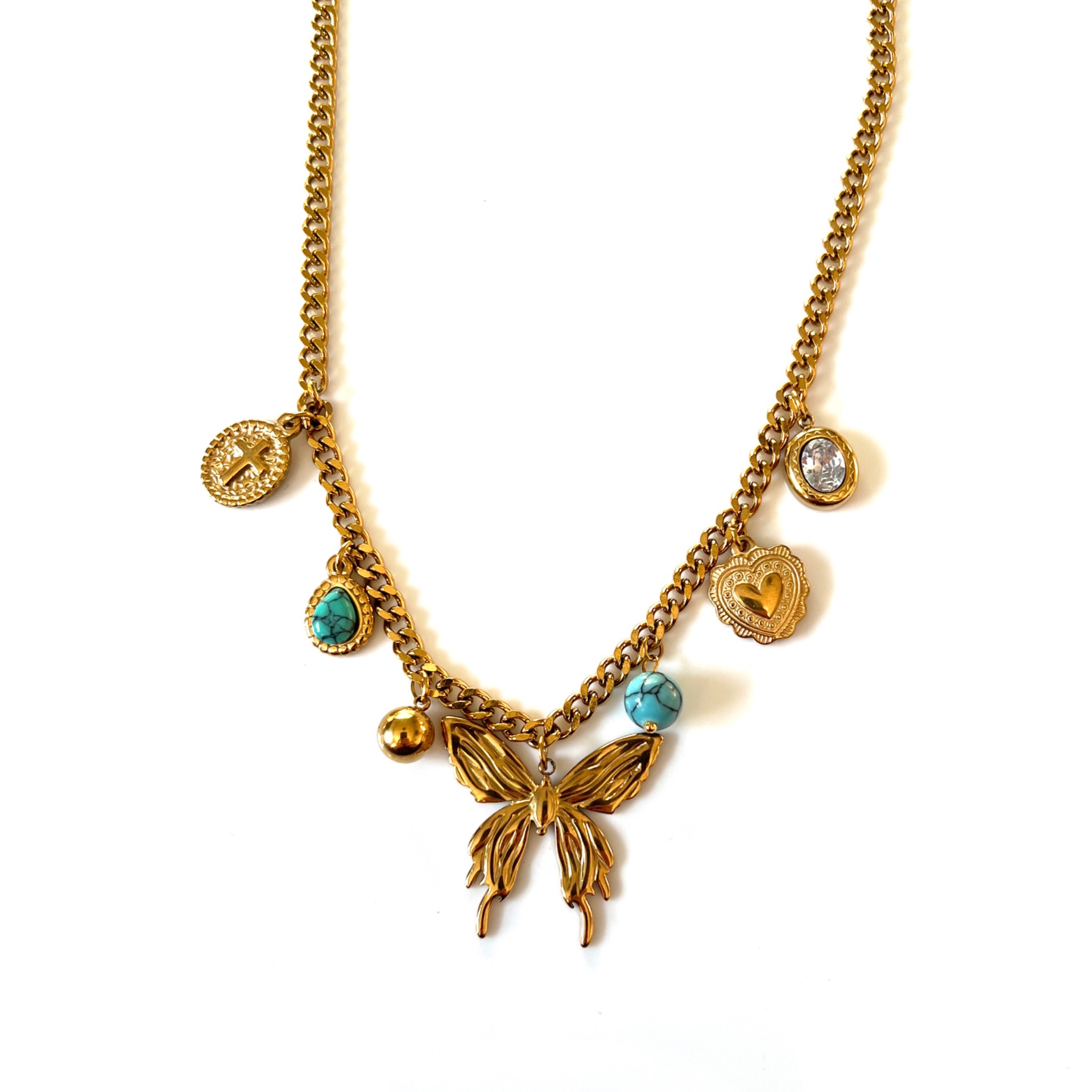 Bedelketting-vlinder-18K