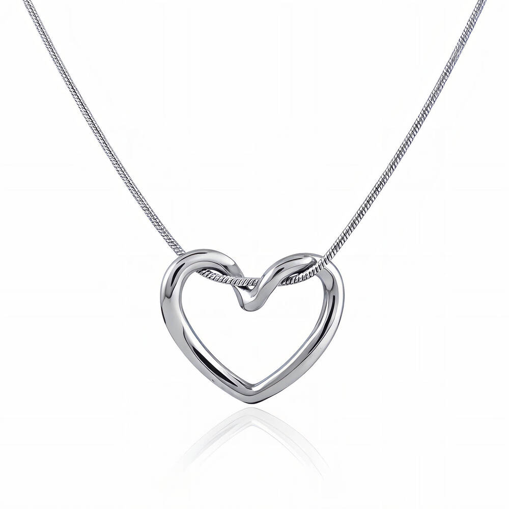 ketting-verweven-hartje-zilver-rvs